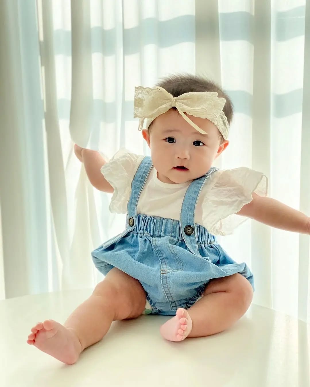 ็พ่ฒจ) ๐๐๐๐๐๐๐๐ โฟ Grace Baby Hairband (42cm)