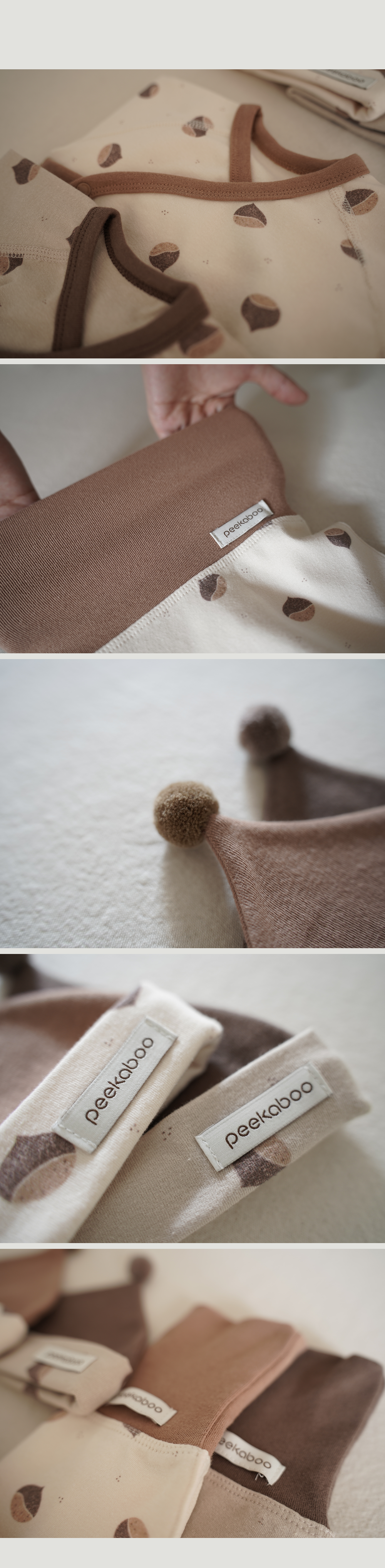 Preorder) Peekaboo Newborn Chestnut