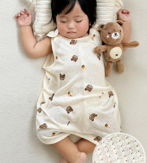 補貨中) 有機棉系列 - Organic Mesh Sleeping Vest