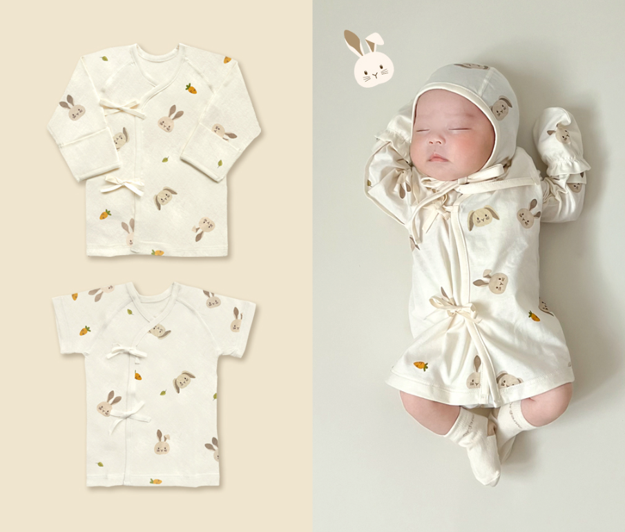 現貨) Organic Baenat 有機棉和尚服 (60-70cm)