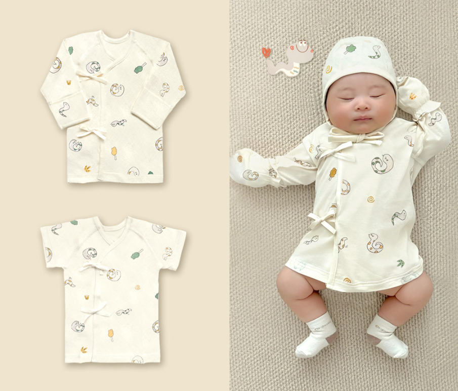 現貨) Organic Baenat 有機棉和尚服 (60-70cm)