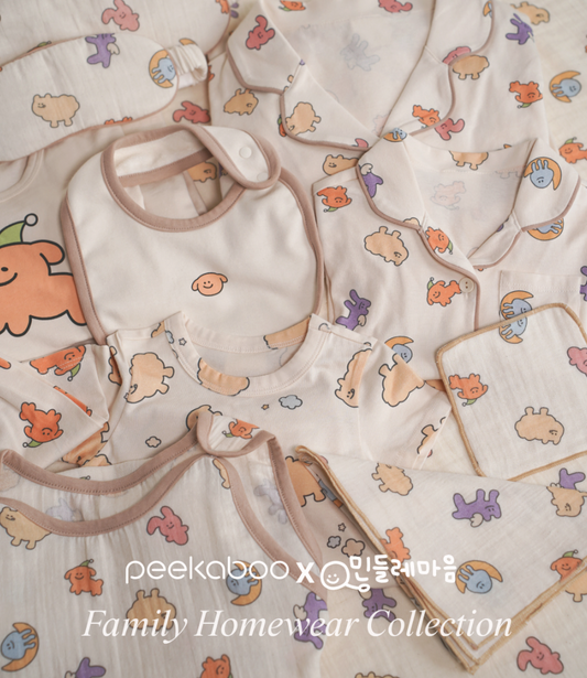 Preorder) Peekaboo x Mindlemaum organic Bib