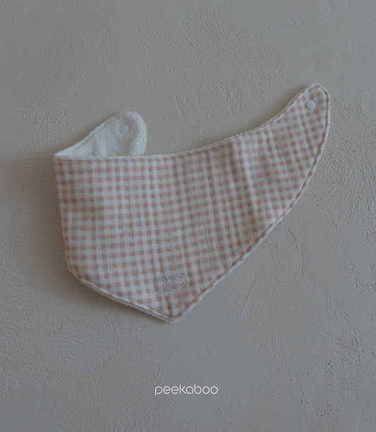 Preorder) Peekaboo Check Bib