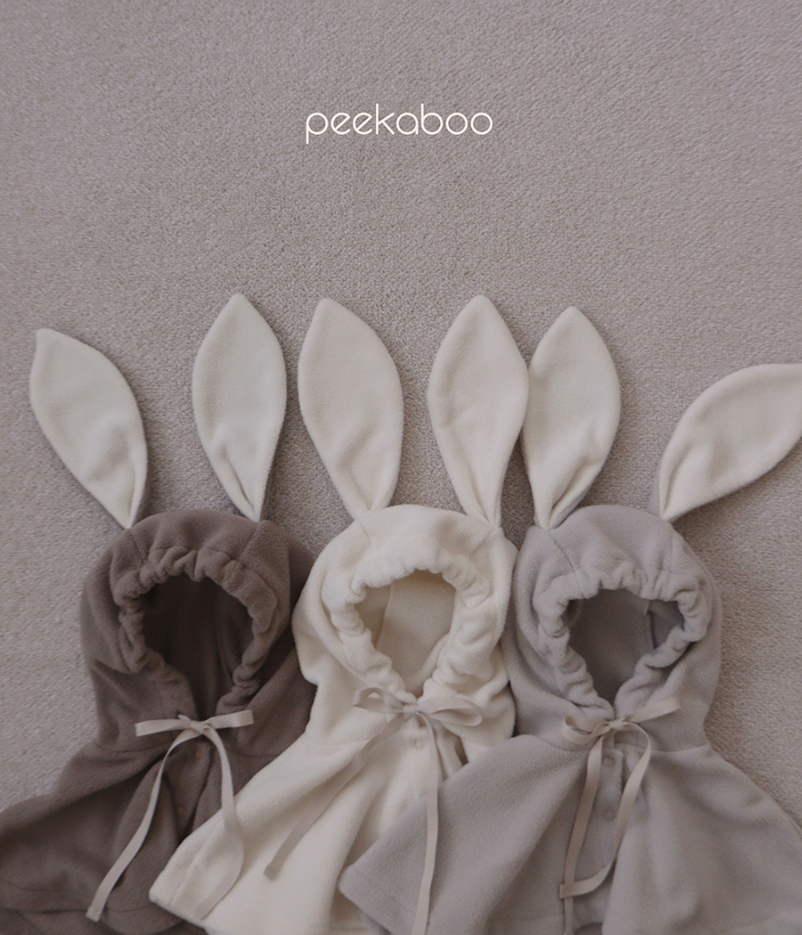 Preorder) Peekaboo Bunny Hood (Thick Fabric)