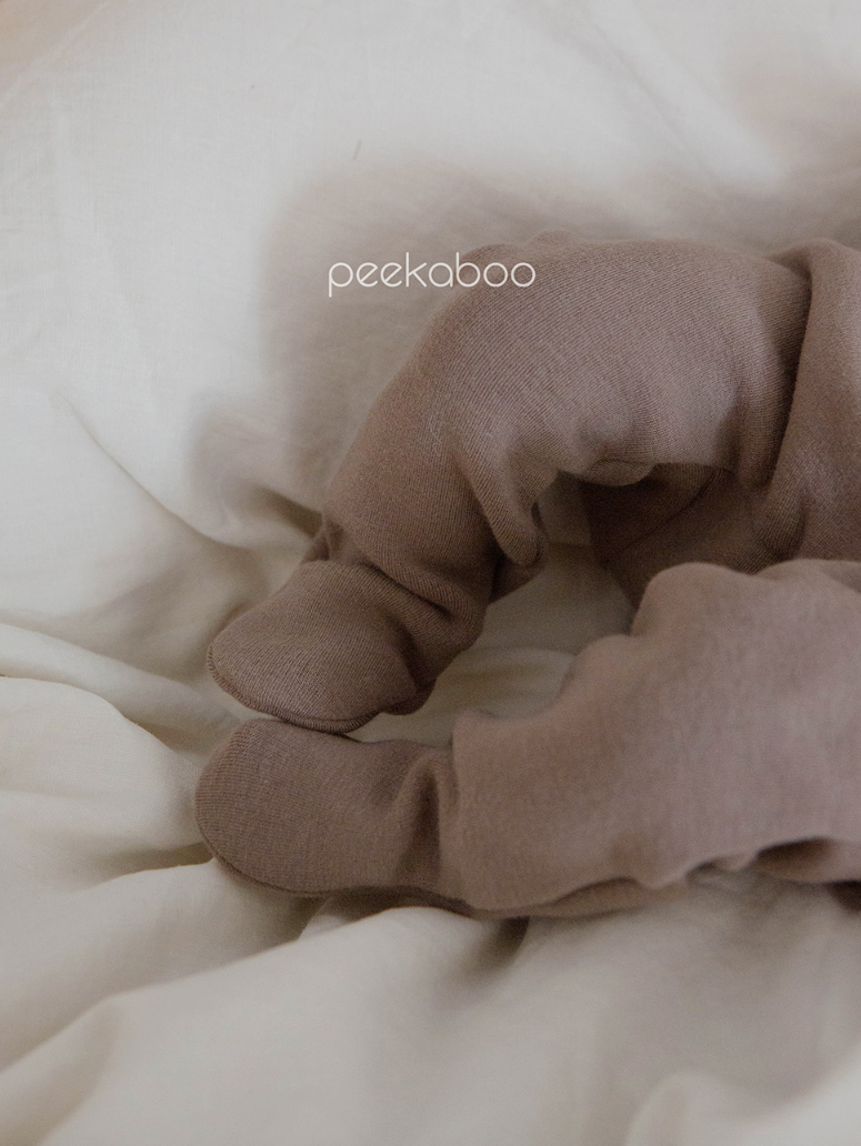 Preorder) Peekaboo Baby Fleece Leggings with foot - Wnter Must Have 冬日必買 有絨毛