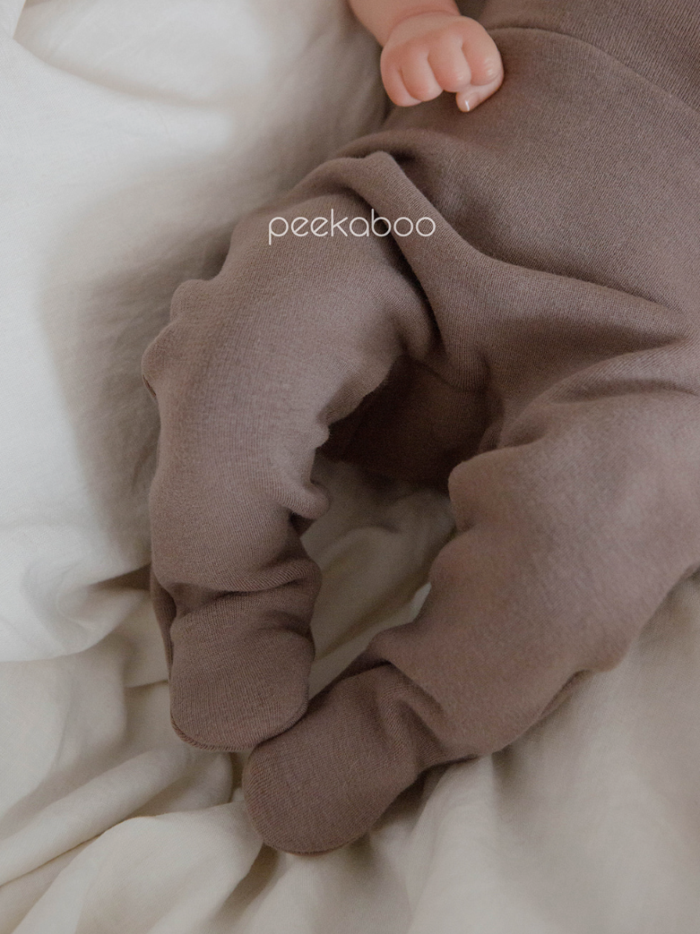 Preorder) Peekaboo Baby Fleece Leggings with foot - Wnter Must Have 冬日必買 有絨毛
