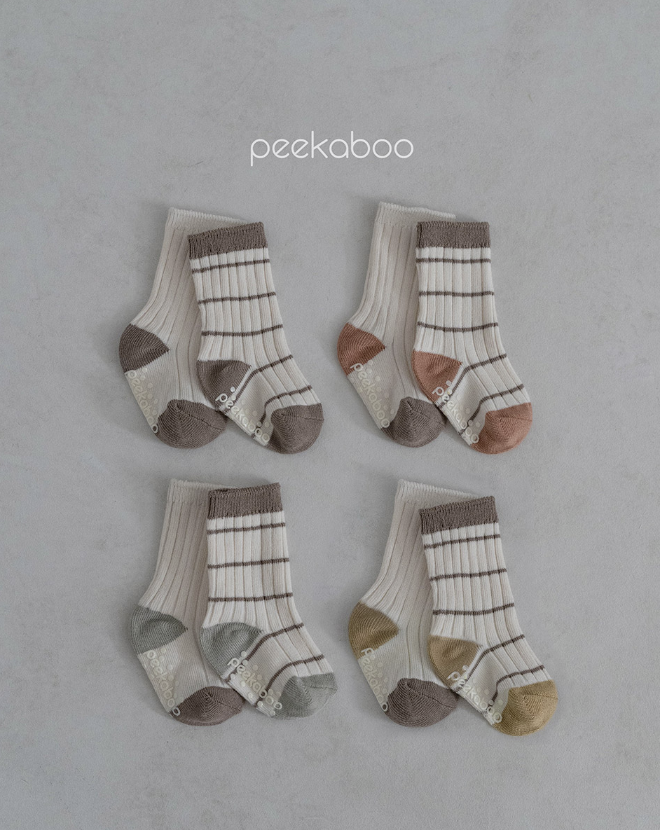 Preorder) Peekaboo Gelato Socks