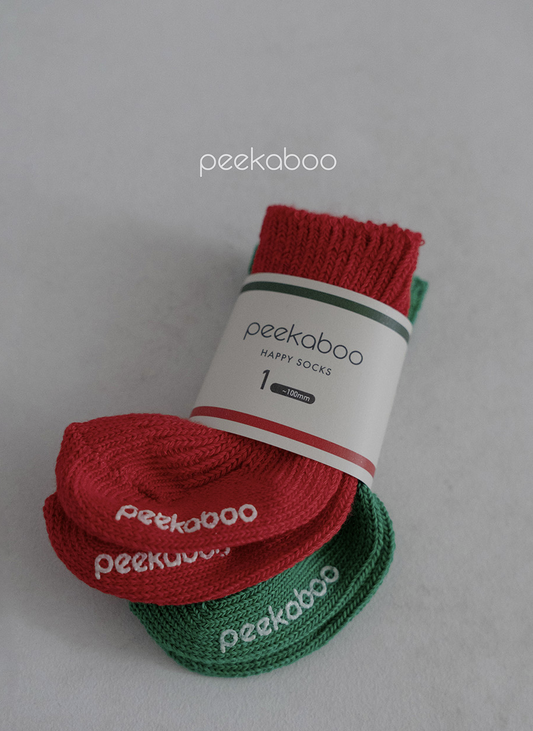 Preorder) Peekaboo Happy Socks