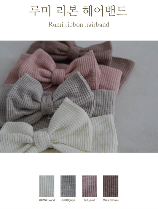 Preorder) Peekaboo Hairband Rumi Ribbon