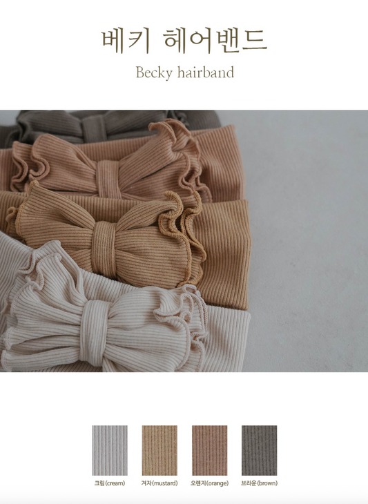 Preorder) Peekaboo Hairband Becky