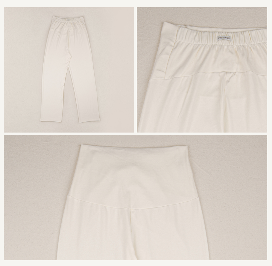 Preorder) Peekaboo Ribbon Mom Basic Pants (Long)