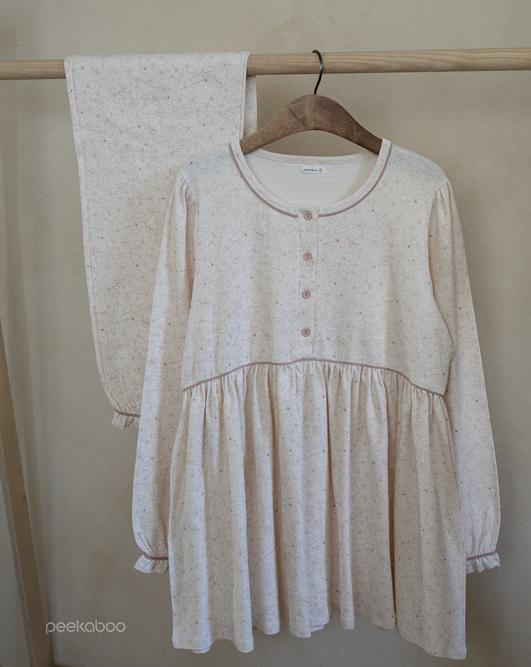 Preorder) Peekaboo / Autumn Spring Blossom Mom Pajama