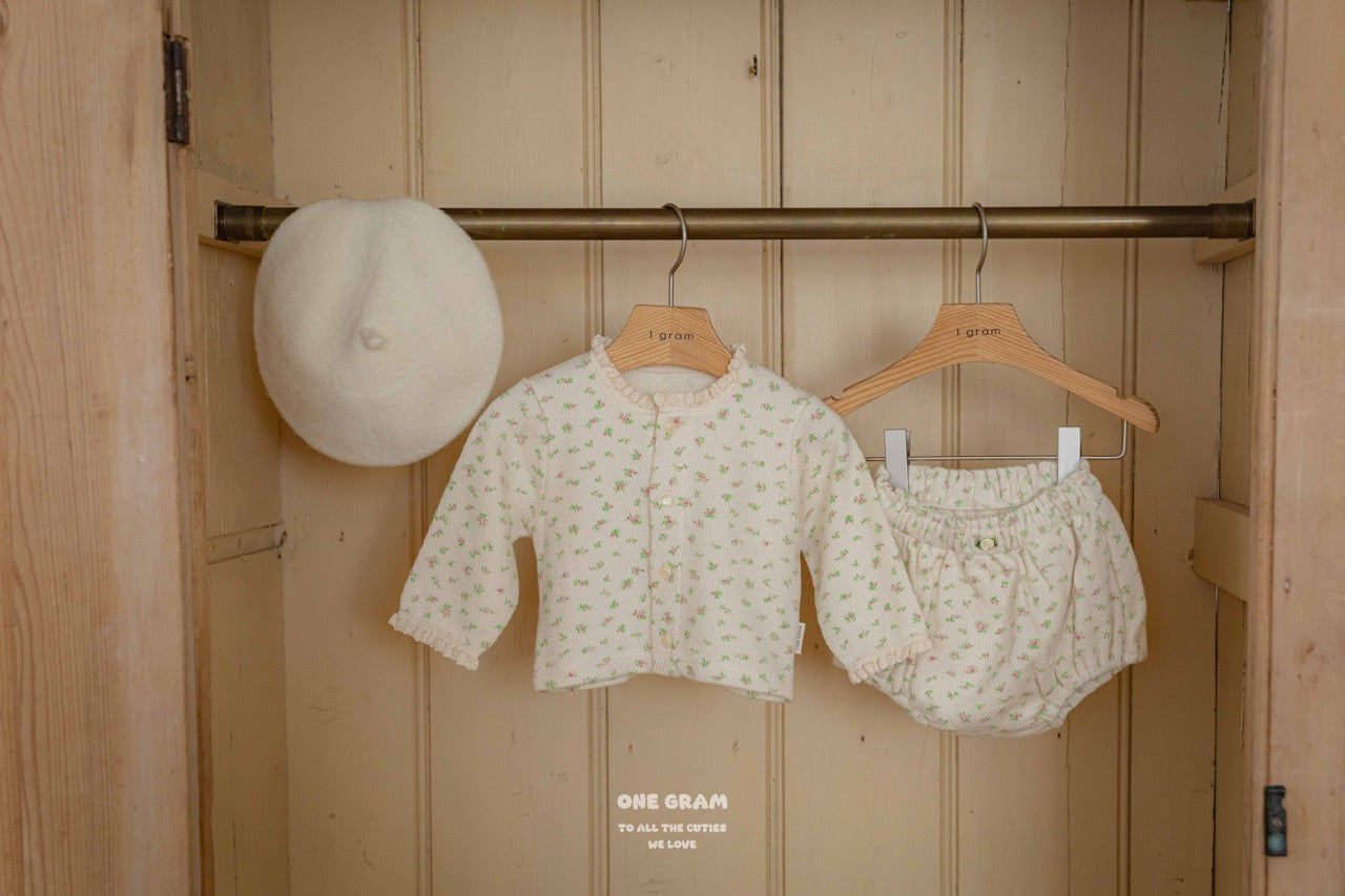 1GRAM 1그램 /小清新系列 🤍秋冬預訂 Dona Cardigan / Bloomers (6m-3y)