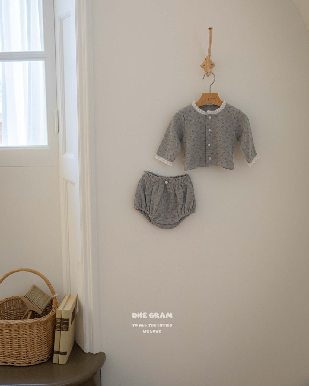1GRAM 1그램 /小清新系列 🤍秋冬預訂 Dona Cardigan / Bloomers (6m-3y)