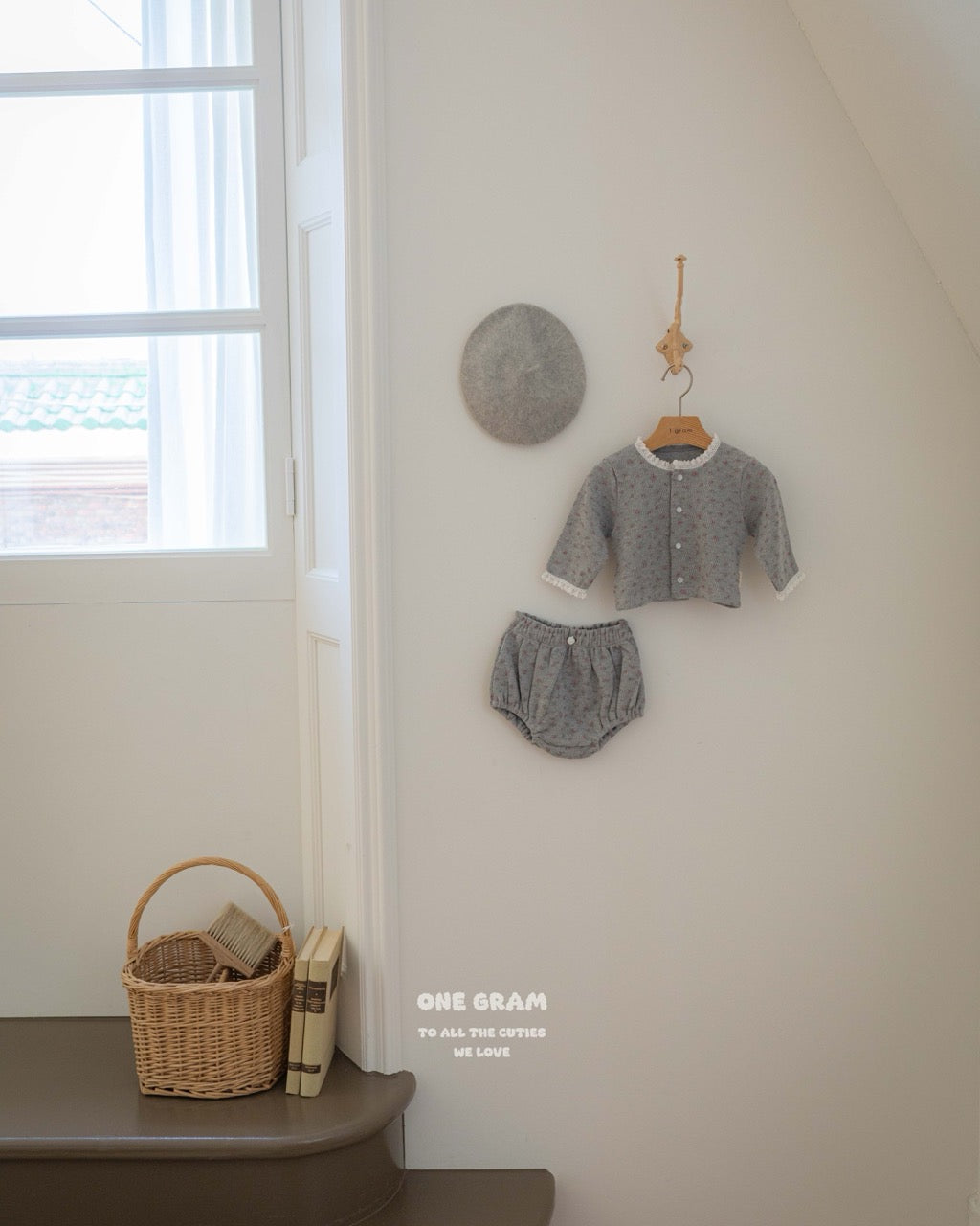 1GRAM 1그램 /小清新系列 🤍秋冬預訂 Dona Cardigan / Bloomers (6m-3y)