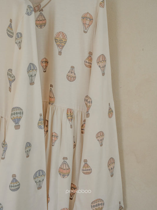 Preorder) Peekaboo / Autumn Spring (Long) Balloon Pajama Mom