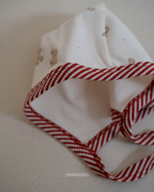 Preorder) Peekaboo / AS Gingerbread Baby Bonnet