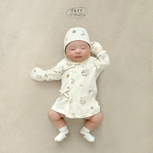 現貨) Organic Newborn 4 set 初生禮盒4件套