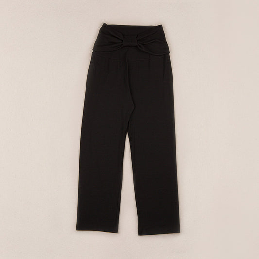 Preorder) Peekaboo Ribbon Mom Ribbon Pants (Long)