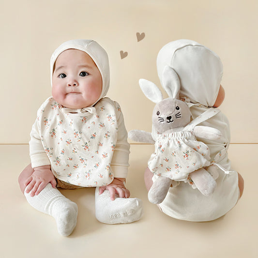 預訂) 口水肩+安撫公仔+孭帶set