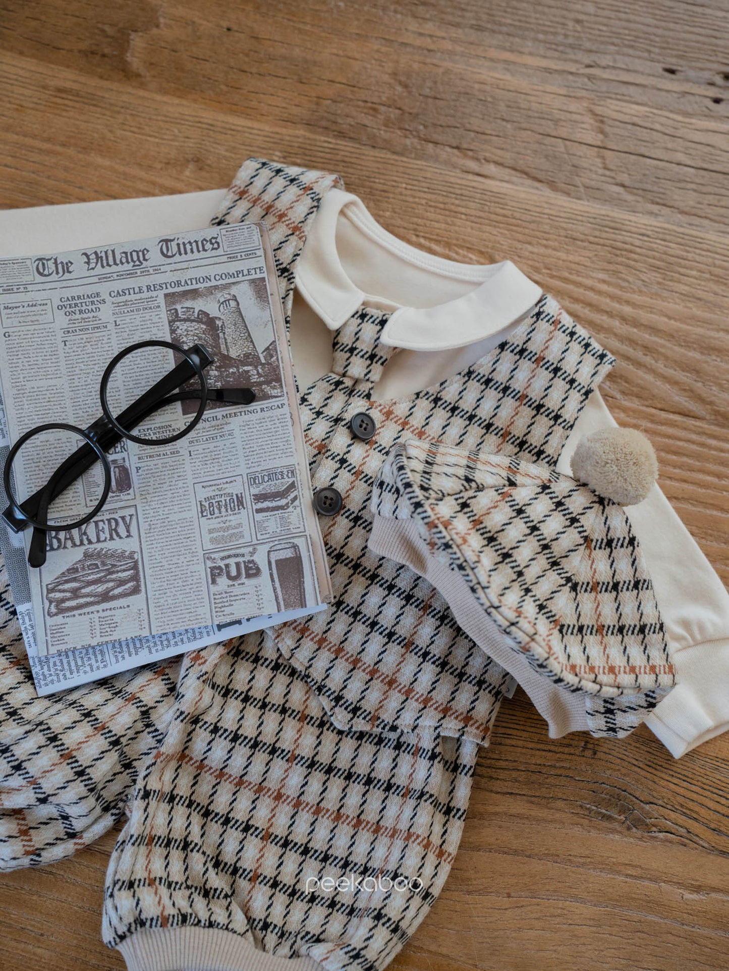 Preorder) Peekaboo / AS Sherlock Vest & Bloomer Set