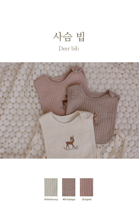 Preorder) Peekaboo Deer Bib