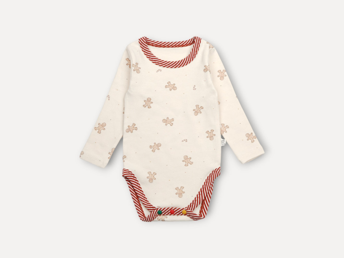 Preorder) Peekaboo / AS Gingerbread Baby Suit Set (6-18m)
