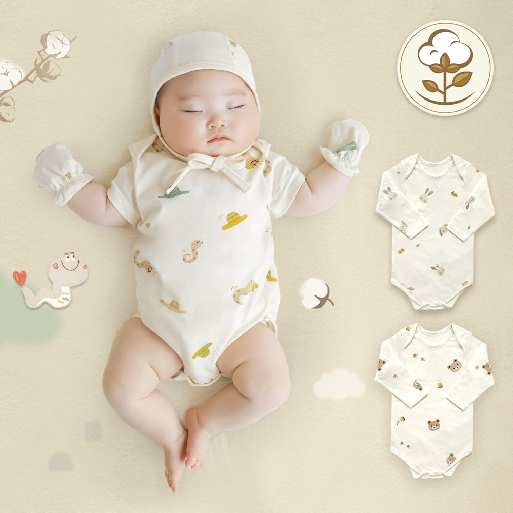 現貨) Organic Babysuit 有機棉包屁衣 (60-70cm)