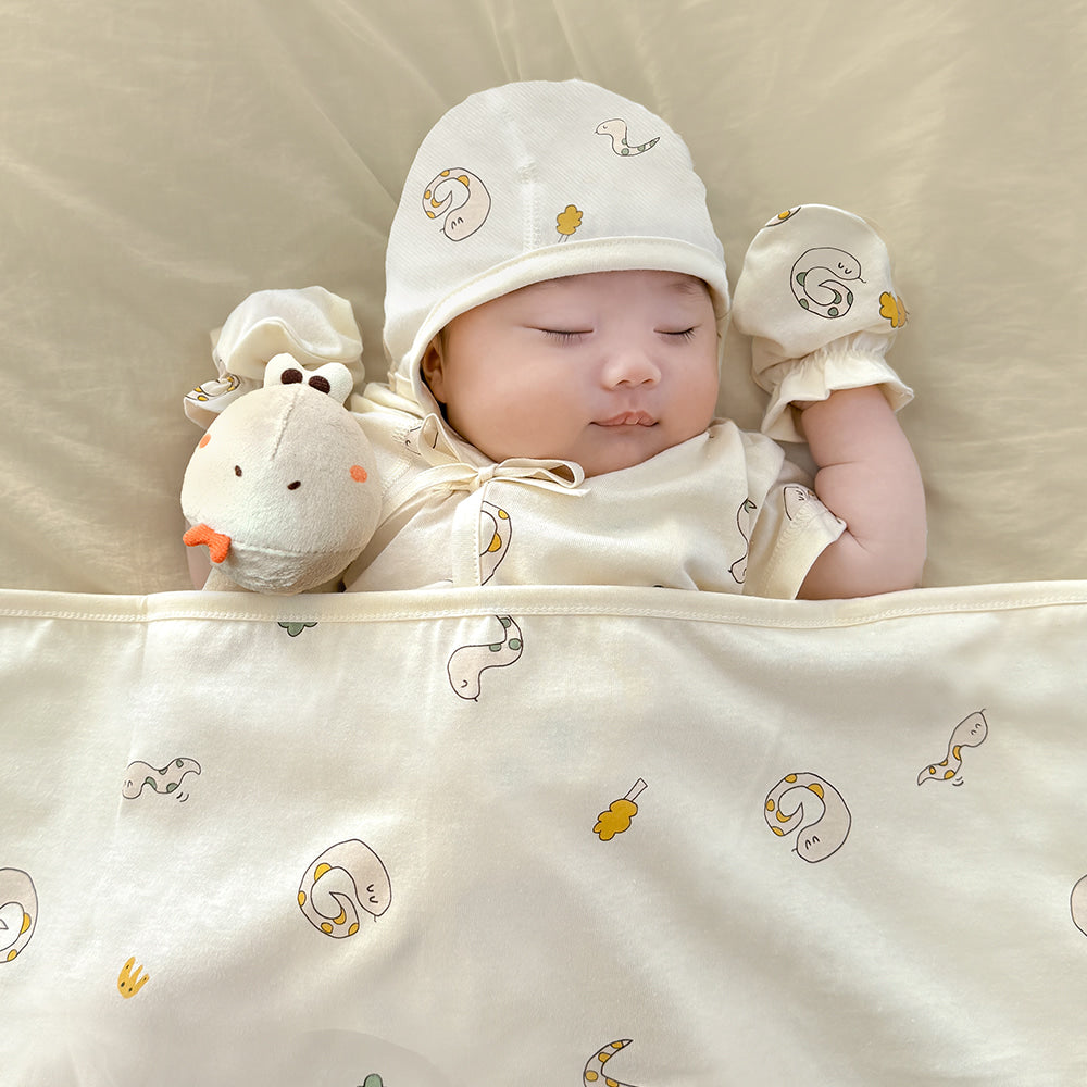 現貨) Organic Swaddle Blanket 有機棉嬰兒包巾