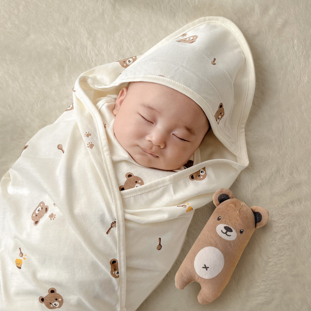 現貨) Organic Swaddle Blanket 有機棉嬰兒包巾