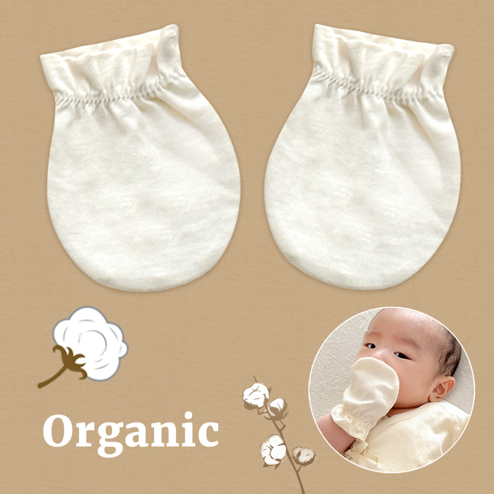 現貨) Organic Baby Hand Gloves有機棉嬰兒手套
