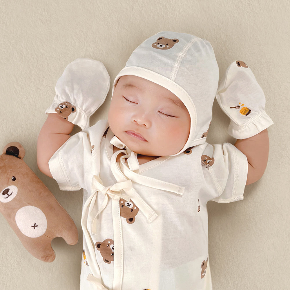 現貨) Organic Baby Hand Gloves有機棉嬰兒手套