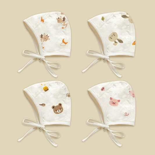 現貨) Organic Baby Bonnet 有機棉嬰兒帽子