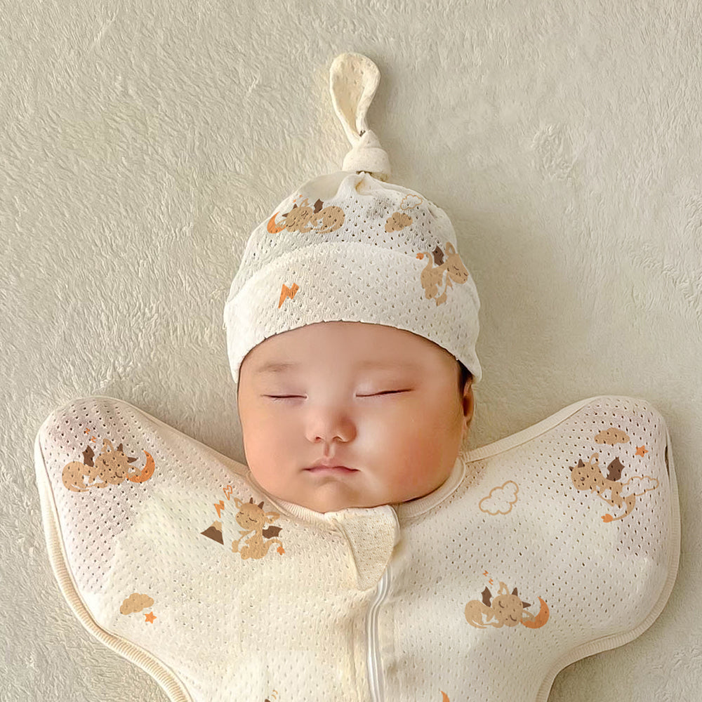 補貨中) Organic Mesh Organic Hat 有機棉網眼嬰兒帽子
