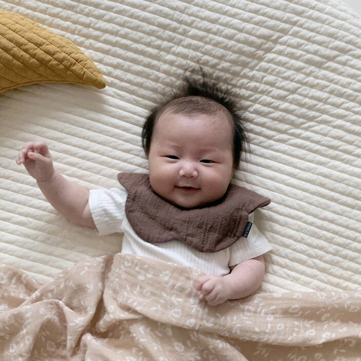MONOLEIM Flower bib-Neutral