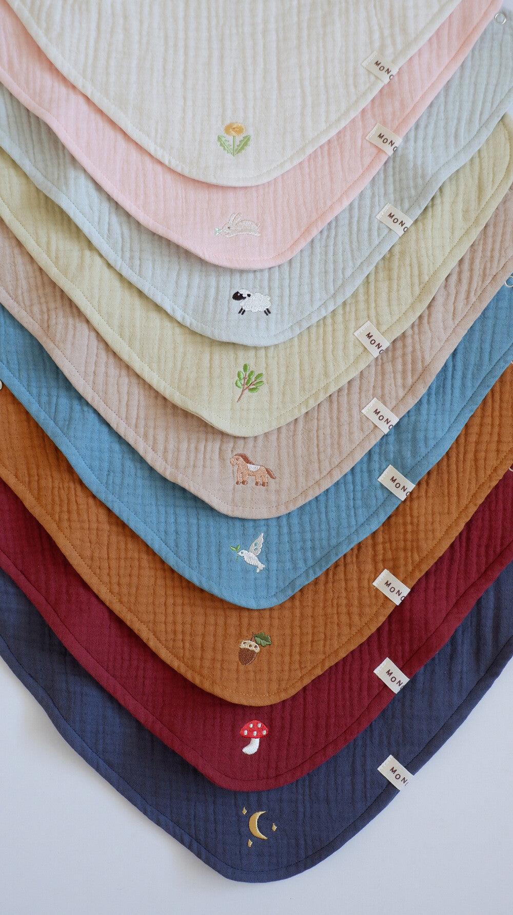 MONOLEIM Motif Scarf Bib