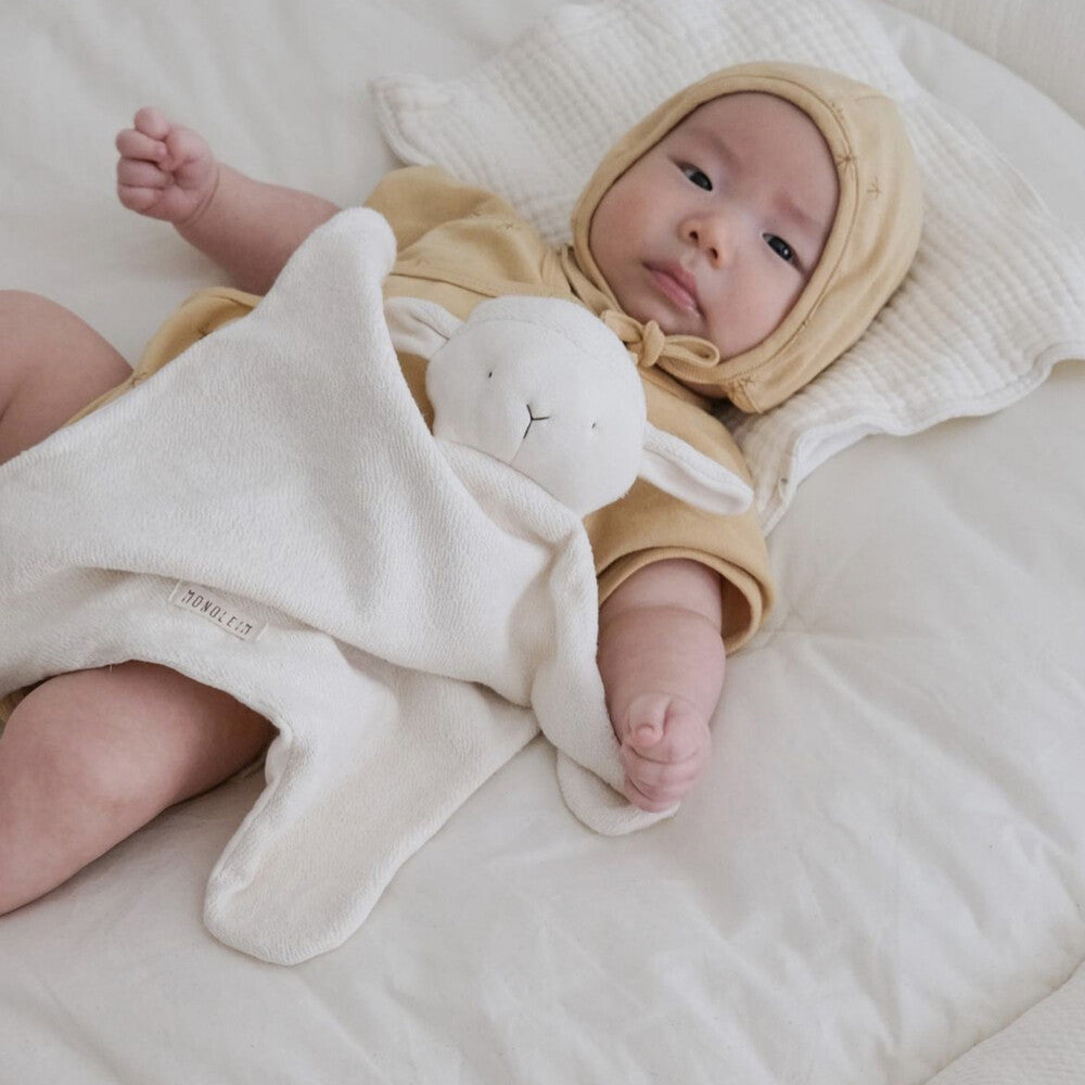 MONOLEIM 羊咩咩安撫巾 Organic Hug Lamb