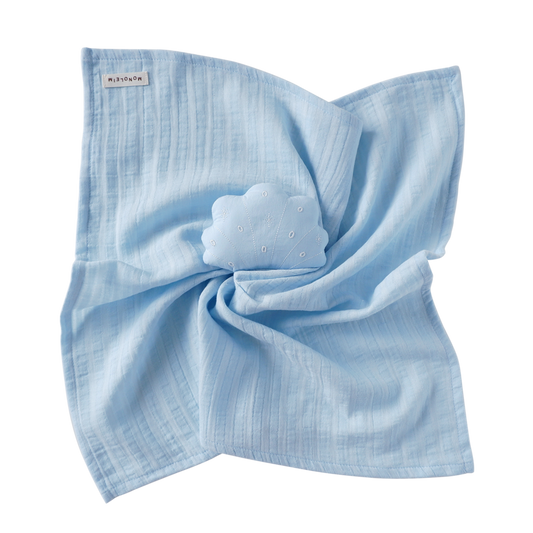 MONOLEIM 柔軟親膚貝殼擁抱安撫巾 Cuddle Blanket-Seashell