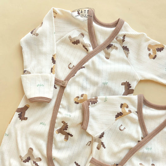 Horse Baby 可愛馬仔初生Romper套裝 (Farm Horse)