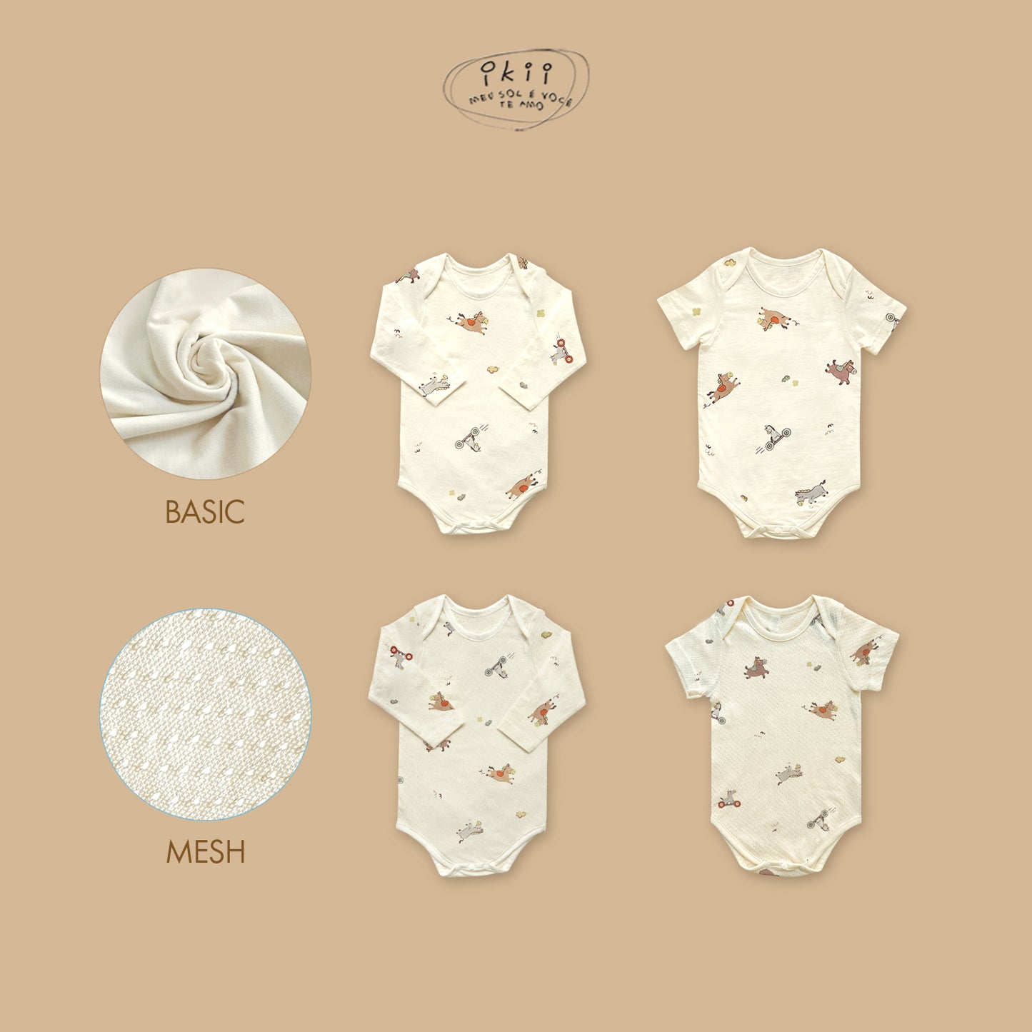 Horse Baby 滑板馬仔初生包屁衣 Bodysuit