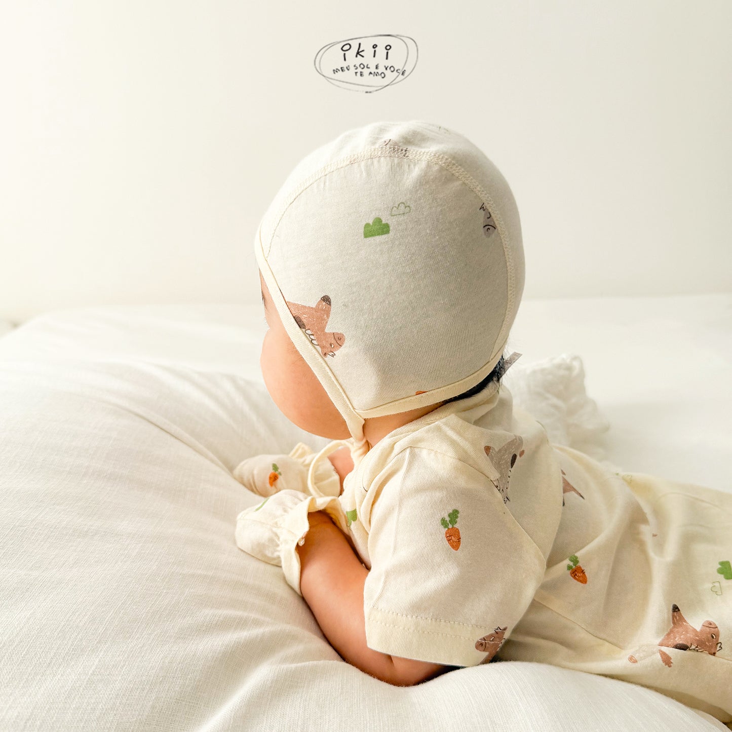 Horse Baby 蘿蔔馬仔初生Orangic Bonnet