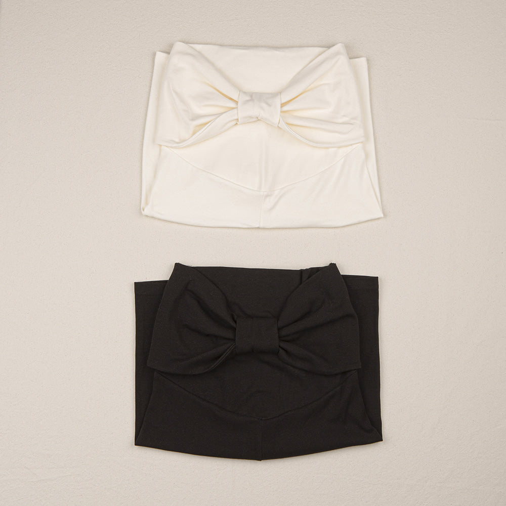 Preorder) Peekaboo Ribbon Mom Ribbon Pants (Short)