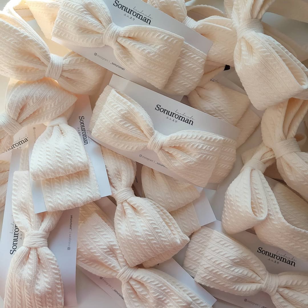 ็พ่ฒจ) ๐๐๐๐๐๐๐๐ โฟ Big Ribbon Headband (plastic) (kids 2year-old+)
