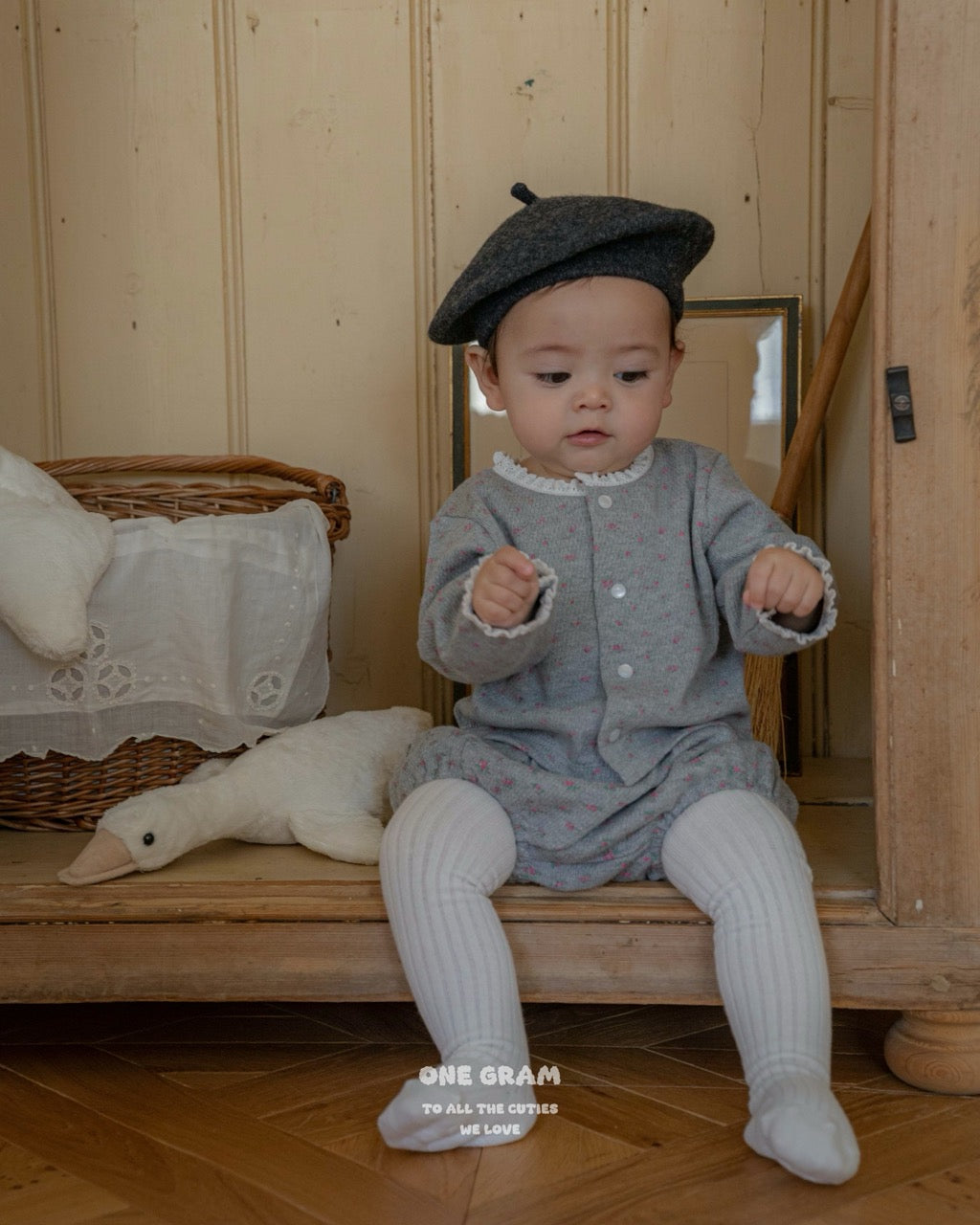 1GRAM 1그램 /小清新系列 🤍秋冬預訂 Dona Cardigan / Bloomers (6m-3y)