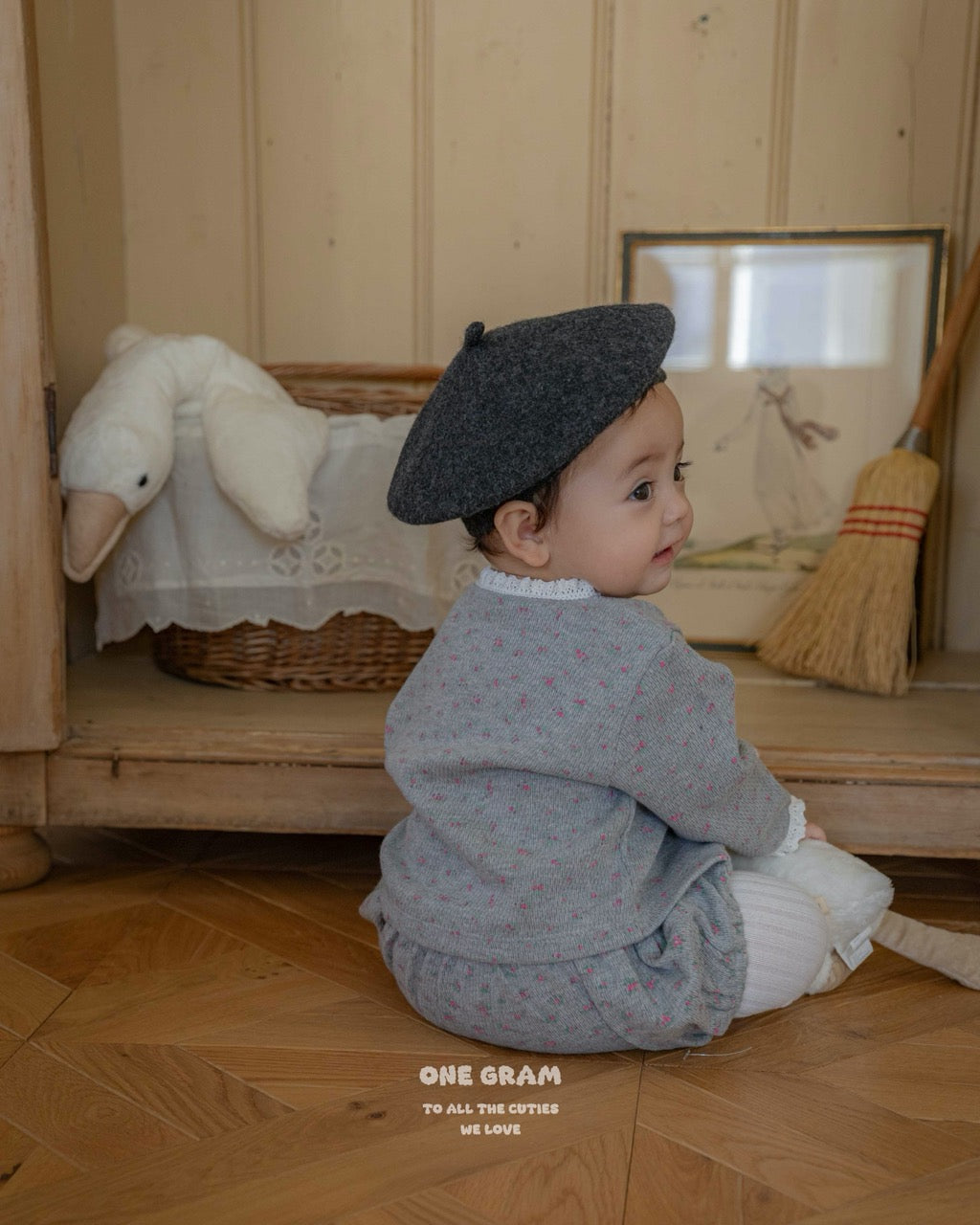 1GRAM 1그램 /小清新系列 🤍秋冬預訂 Dona Cardigan / Bloomers (6m-3y)
