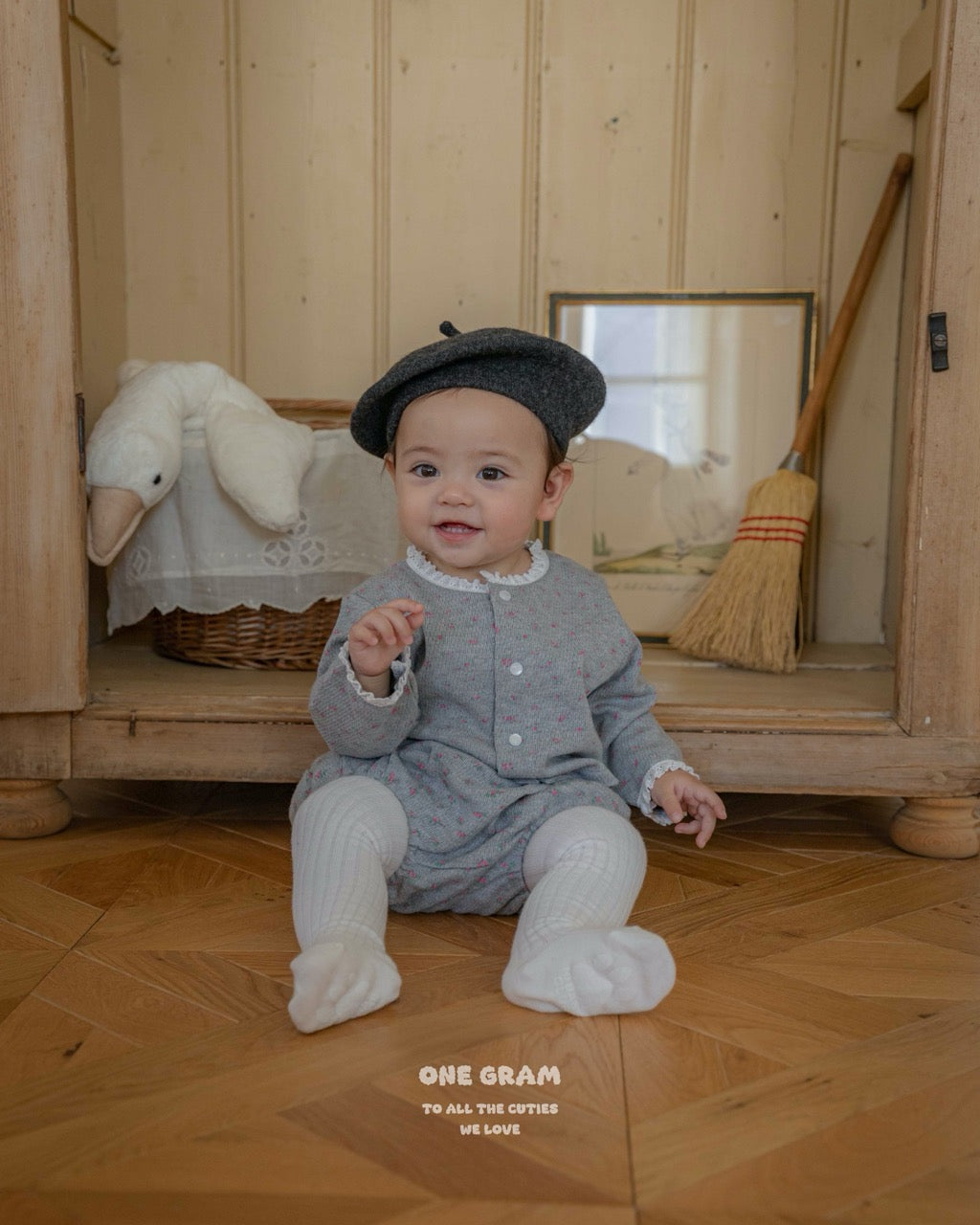 1GRAM 1그램 /小清新系列 🤍秋冬預訂 Dona Cardigan / Bloomers (6m-3y)