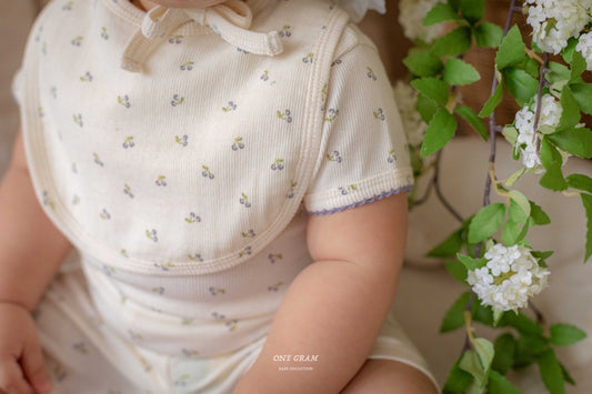 1GRAM 1๊ทธ๋จ /ๅฐๆธ
ๆฐ็ณปๅ ๐ค Cherry Bib