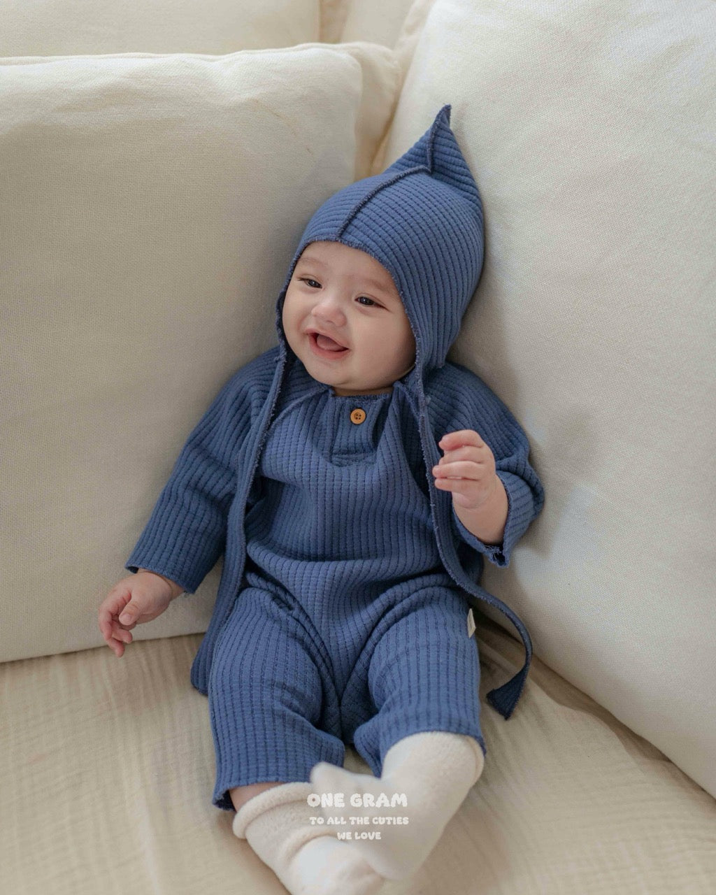 1GRAM 1그램 /小清新系列 🤍秋冬預訂 David Baby Suit (6-24m)