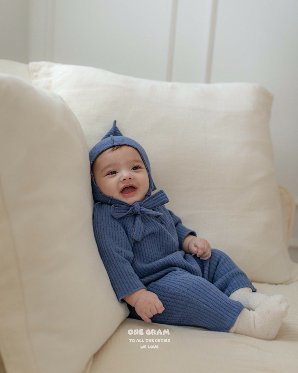 1GRAM 1그램 /小清新系列 🤍秋冬預訂 David Baby Suit (6-24m)
