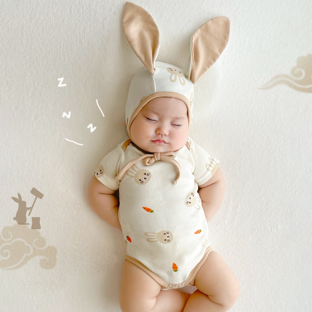 現貨) BunnyBunny 可愛兔子連身衣連帽套裝